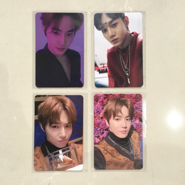 EXO Chen Suho Baekhyun DMUMT Tempo Love Shot Vivace Photocard PC