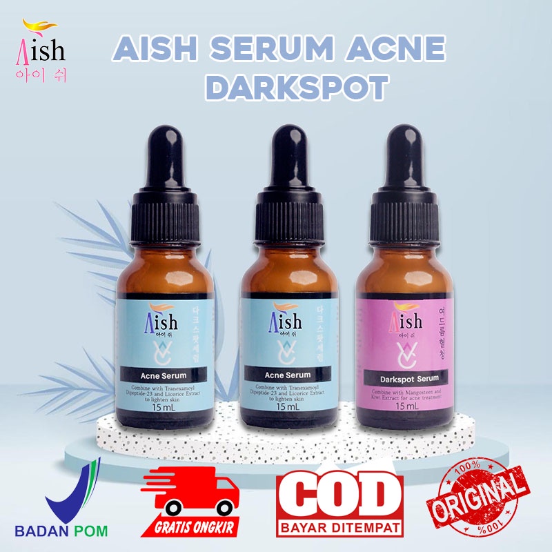 Aish Serum Acne Darkspot (2 Acne Serum + 1 Darkspot Serum)