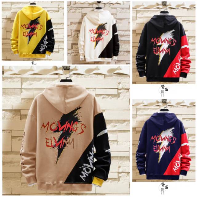 Dsy-Sweater hoodie ROAFEND/sweater tebal/sweater unisex