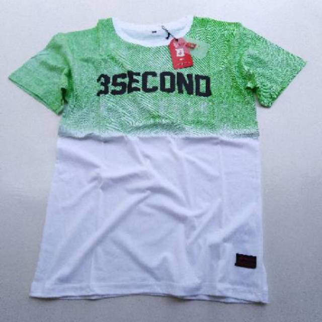  Kaos  three second kode j21 kaos  distro  pria ecer satuan 