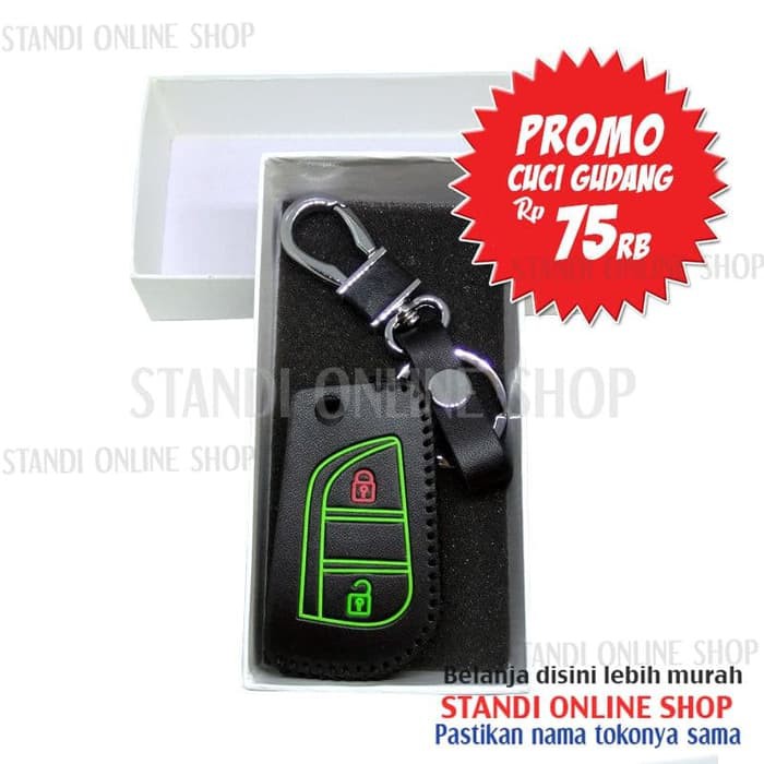 PROMO Leather Key Case Sarung Kunci Kulit Toyota All New Kijang Innova