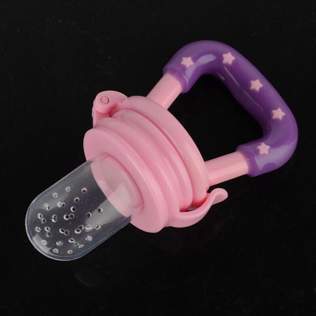 Empeng Buah Bayi / Empeng Gigit Bayi Bisa Di Isi Buah Bahan Silikon Aman / Baby Fruit & Food Feeder-7