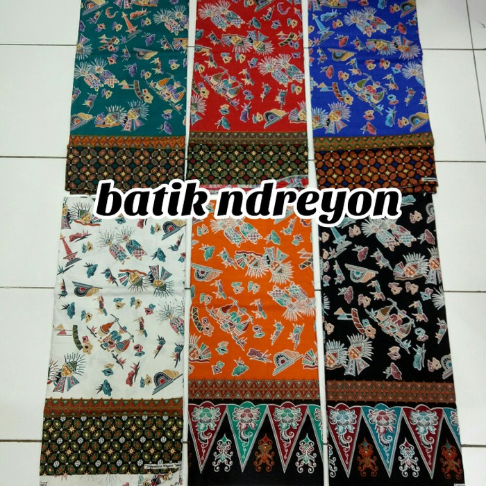 BEST SELLER kain batik betawi kode keong mas- ada pilihan warna