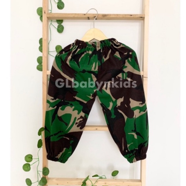 Celana Panjang Joger Anak Cowok Laki laki Motif Army Tentara Size M L XL XXL 4L (All size 1-10Th) SNI [Ecer]