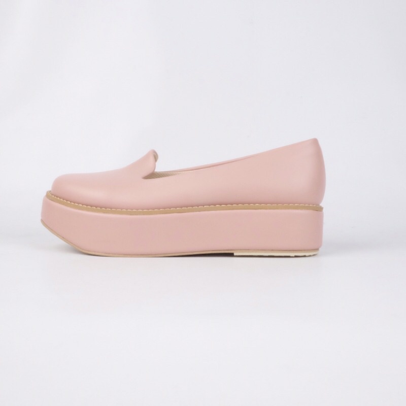 [SIAP KIRIM] BRShoes69 Pink Sepatu Wedges Casual Wanita