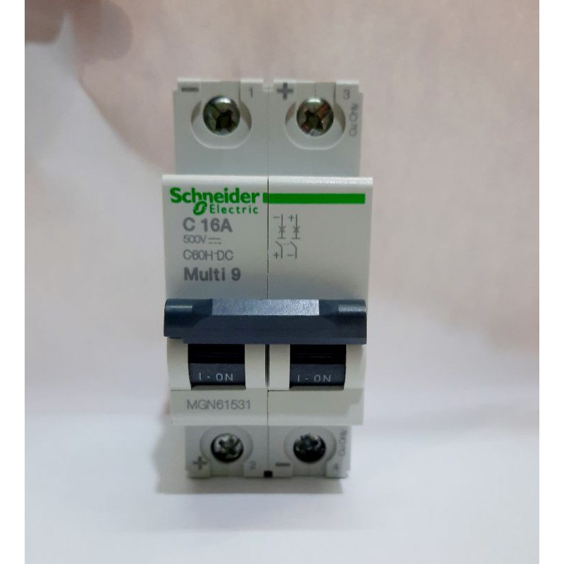 Mcb Dc 2P 16A C60H Dc Schneider