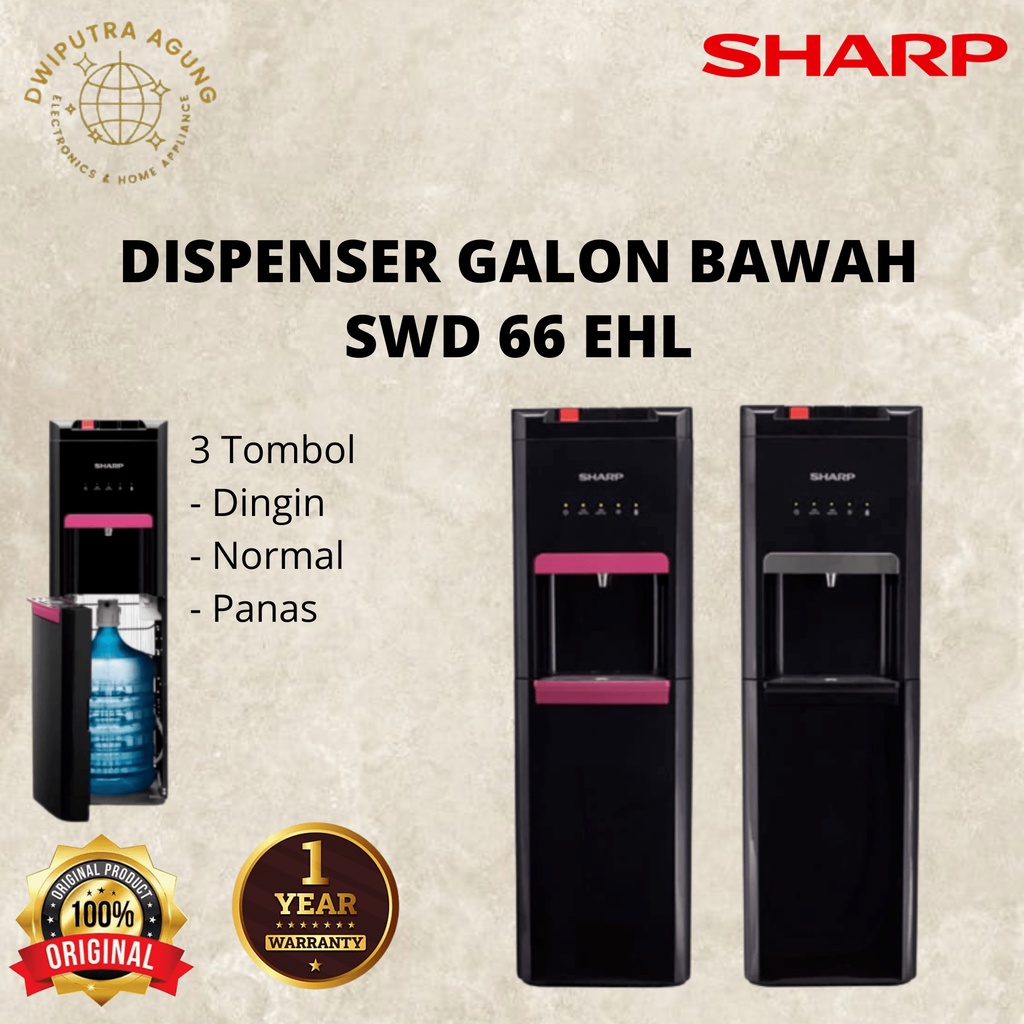 DISPENSER GALON BAWAH SHARP SWD 66 EHL / SWD66 EHL / SWD 66EHL