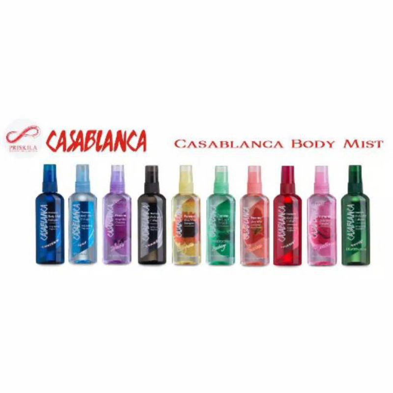 CASABLANCA BODY MIST COLOGNE 100ML