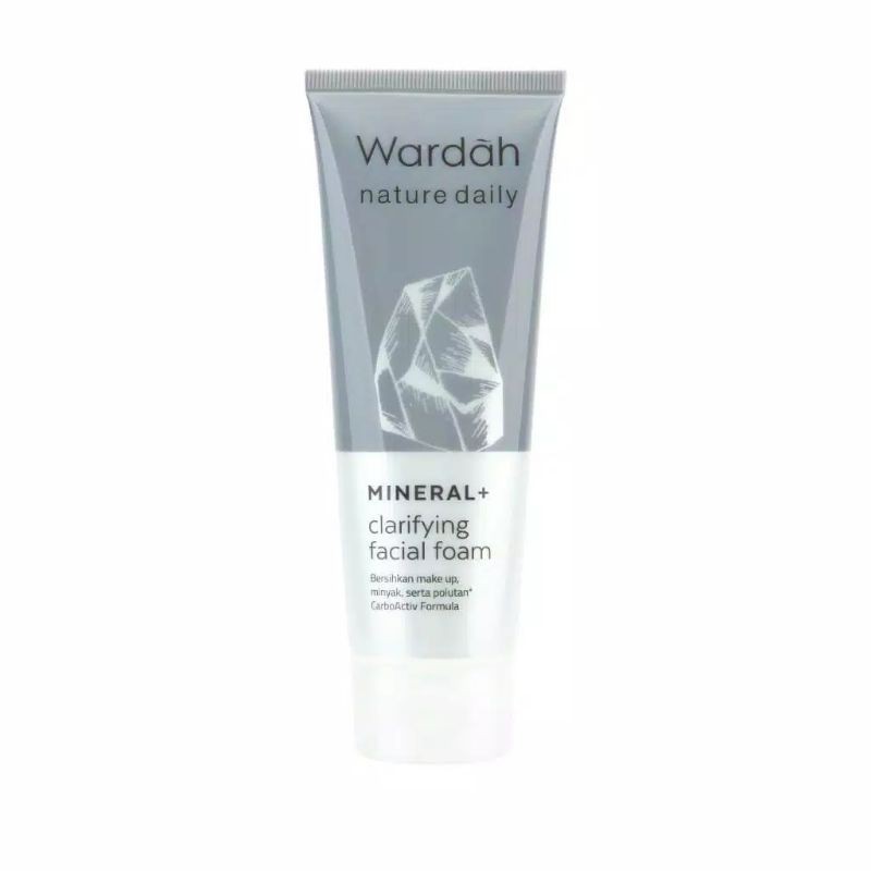 WARDAH NATURE DAILY MINERAL CLARIFYING FACIAL FOAM 60 ML, 100 ML