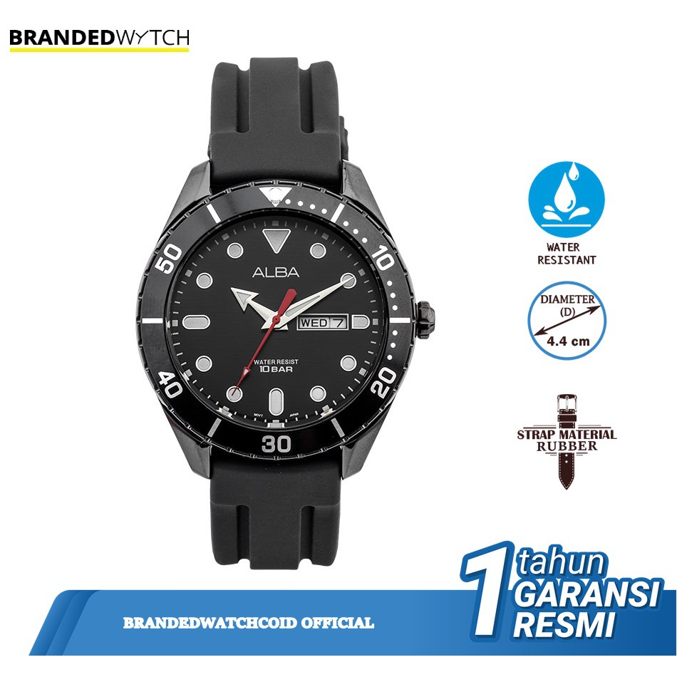 Jam Tangan Alba Pria AJ6119X1 Original Alba AJ6119 Diameter 4,4 cm