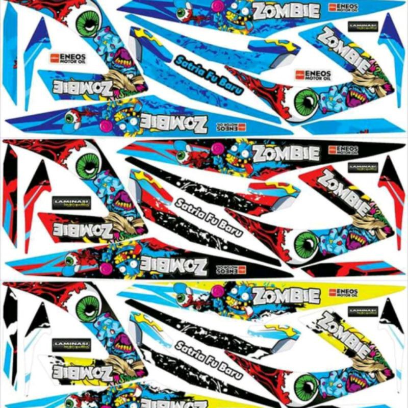 Striping Variasi Motor Suzuki Fu Baru Sticker Variasi motor fu New