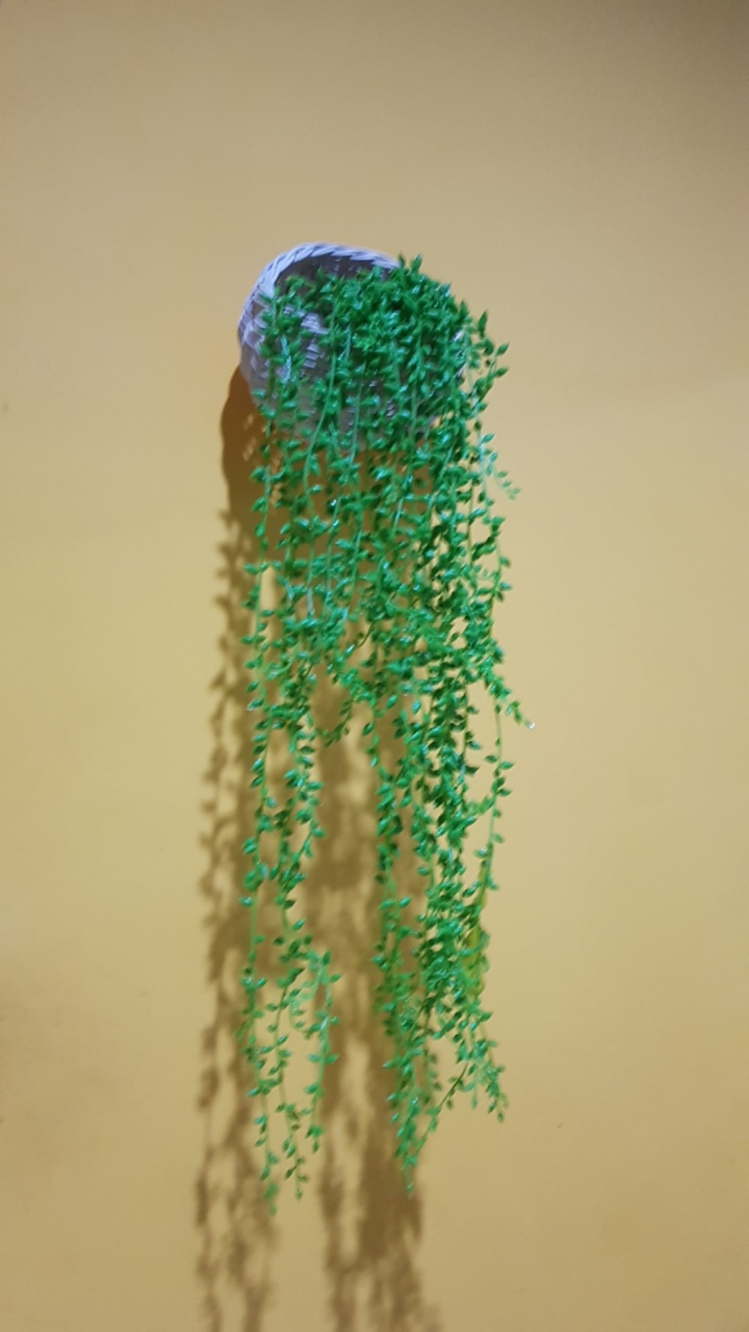 Cod.vas Rotan Tempel.pot Rotan Bulat Bunga Juntai Dinding.pot Rotan Dinding