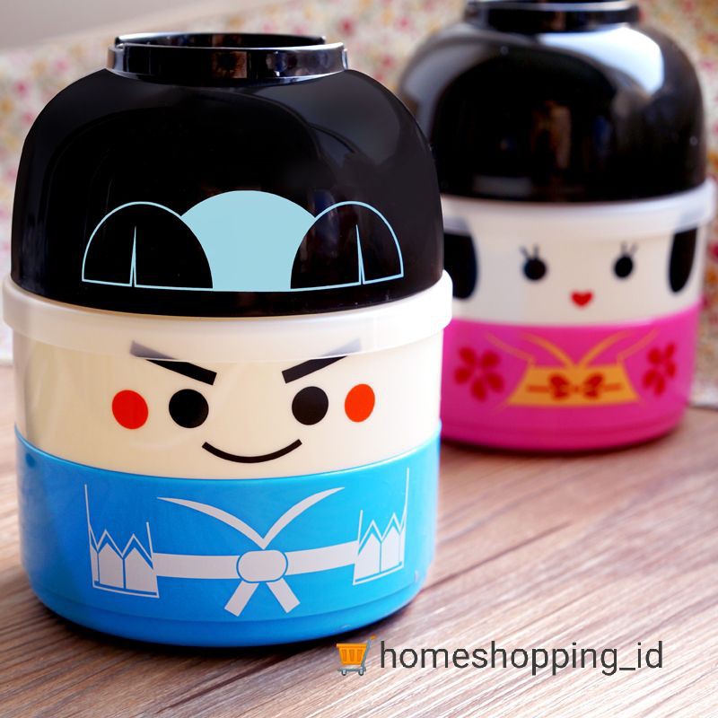 Lunch Box/Kotak Makan/BentoKotak Makan Rantang 3 Susun Anak Bento Jepang
