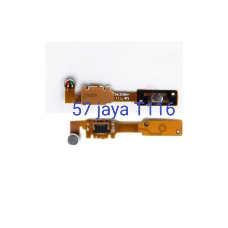 Flexible Tombol Home Dan Mikrofon Samsung Galaxy Tab 3V T116 T110 T111 Original