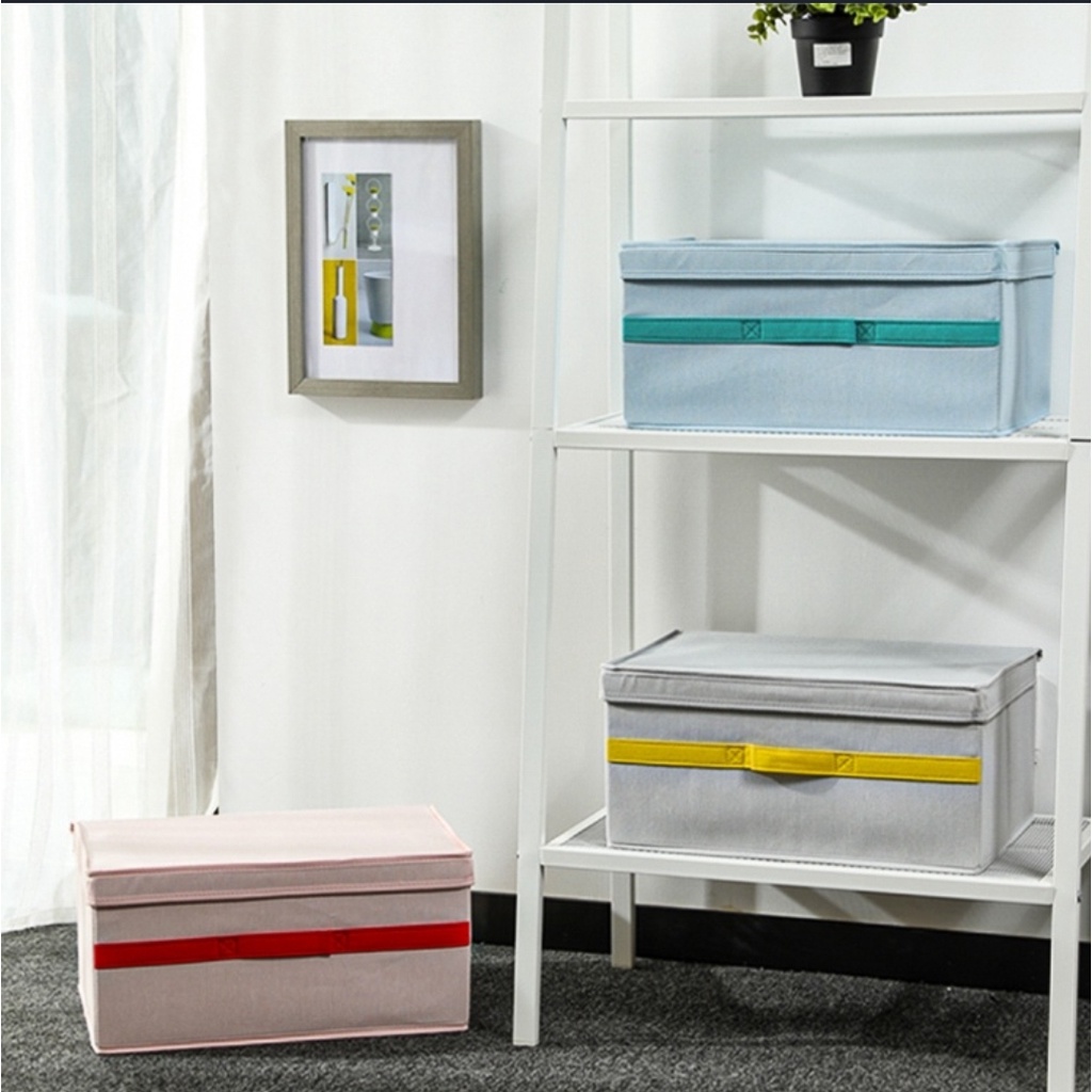 MINISO Foldable storage box lipat marvel . Box lipat miniso murah surabaya