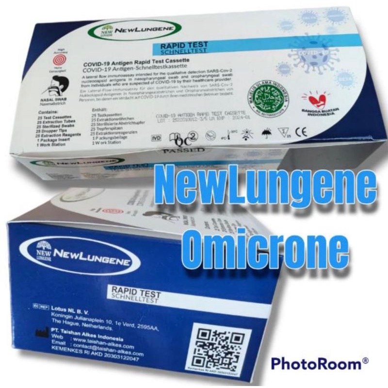 READY STOK TERMURAH ECERAN SWAB NEW LUNGENE PER 1 SET TINGGAL PAKAI