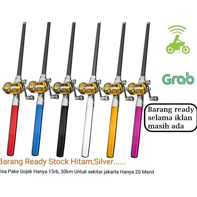 Restock  Pen Fishing/ Pancingan mini/ Kail/ Outdoor/ Pancing/ Camping/ Joran