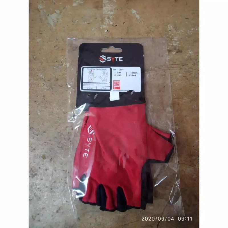 Hand Gloves Half Finger ST-F281 Syte / Sarung tangan setengah jari merk Syte