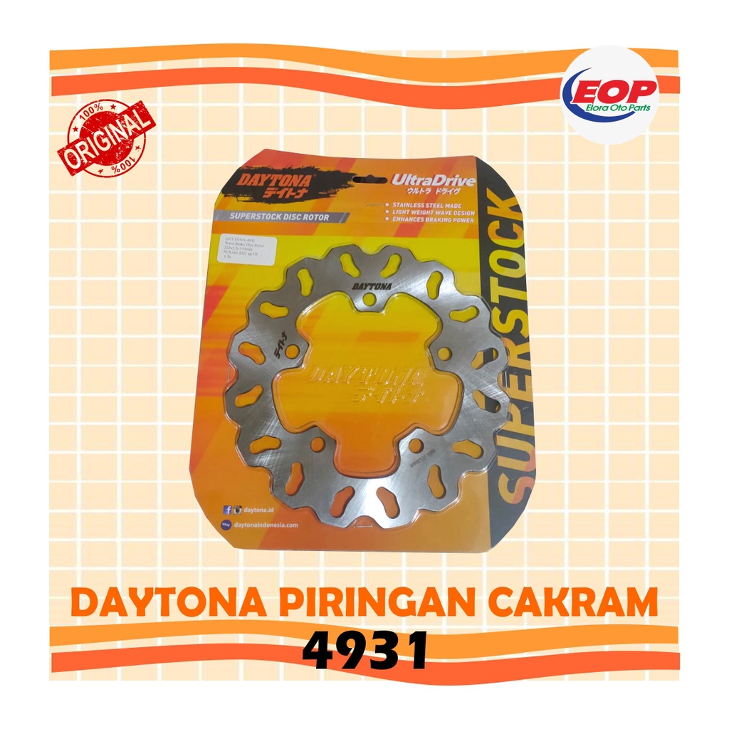 Piringan Cakram Honda PCX 160 Front Daytona 4931 Original