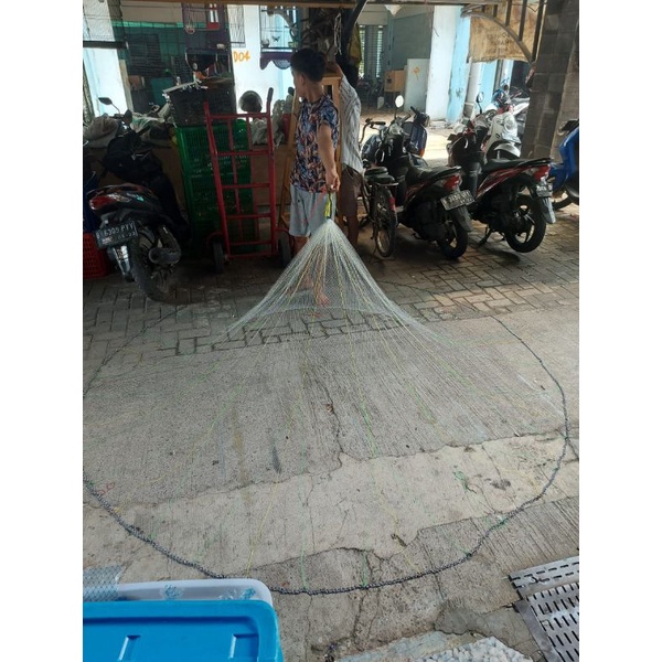 jala senar model kolor / jala sampling / jala lampung / jala serut 2 meter