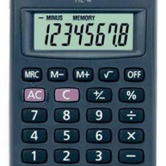 

CASIO HL 4 Kalkulator saku
