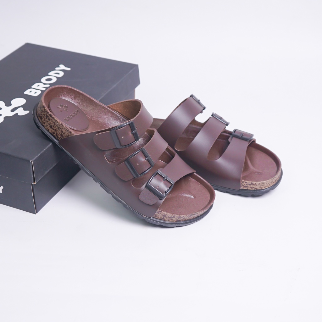 Brody CHAMPION  Sandal pria casual  sandal slop  sol puyuh kekinian model birken ban tiga gesper