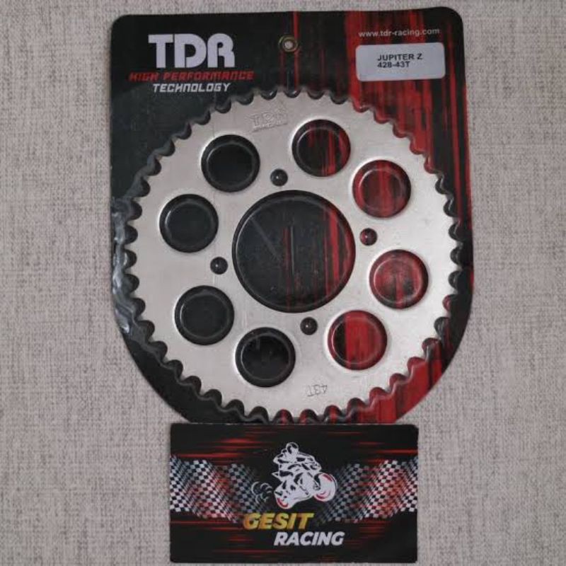 Paket Gear Set TDR Jupiter Z / Vega / RX King + Rantai TDR HD Gold Original