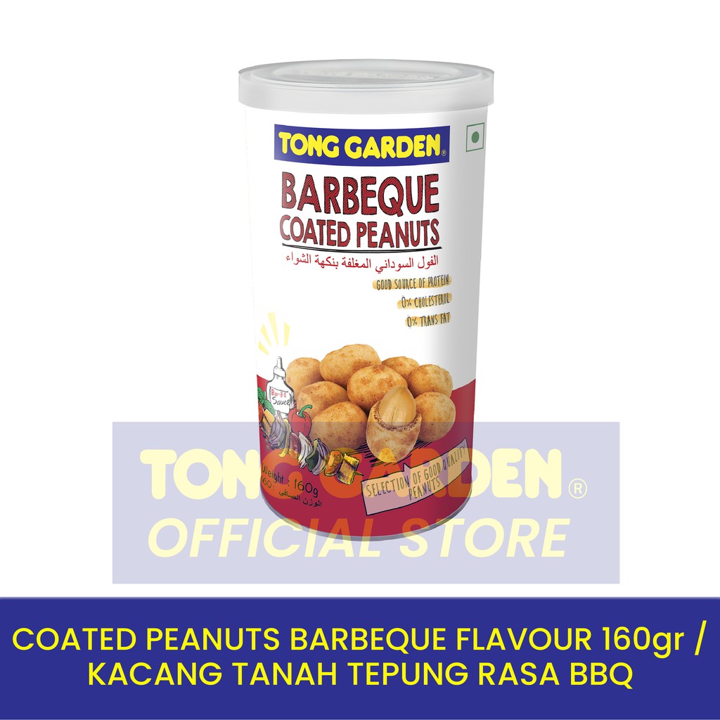 

Tong Garden Coated Peanuts Barbeque Flavour 160gr - Kacang Tanah Tepung Rasa BBQ