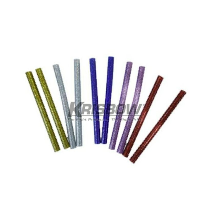 

KRISBOW Lem Stik Berwarna / COLOR GLITTER GLUE STICK 7.2X100 (10PC)