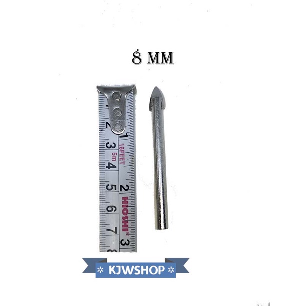 Mata Bor Kaca 8mm Glass Drill 8mm Mata Bor Keramik 8 mm Mata Bor Pelubang Kaca Barang Pecah Belah 8 