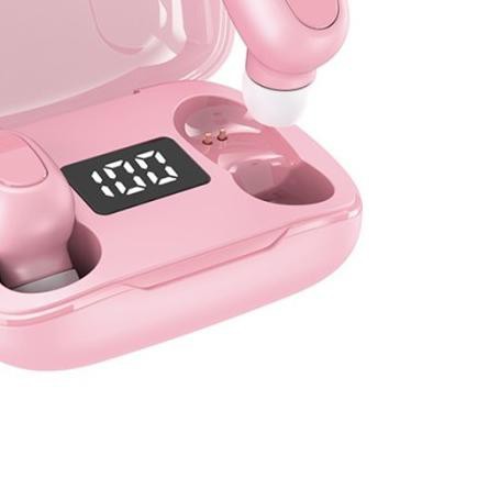 ➫ Earphone Bluetooth TWS L21 Wireless Bluetooth 5.0 Untuk Android IPhone - Putih ➨