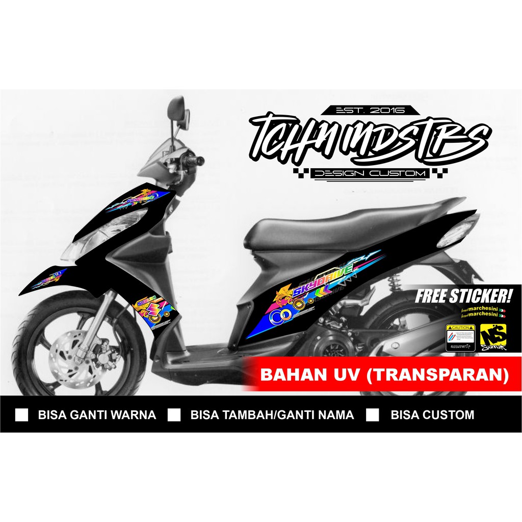 STRIPING DECAL STIKER SUZUKI SKYDRIVE THAILOOK