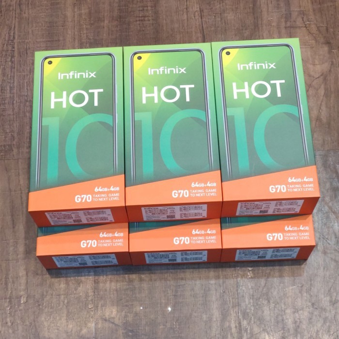 Infinix Hot 10 X682B 4/64 - Ram 4GB Rom 64GB - Baru - Garansi Resmi
