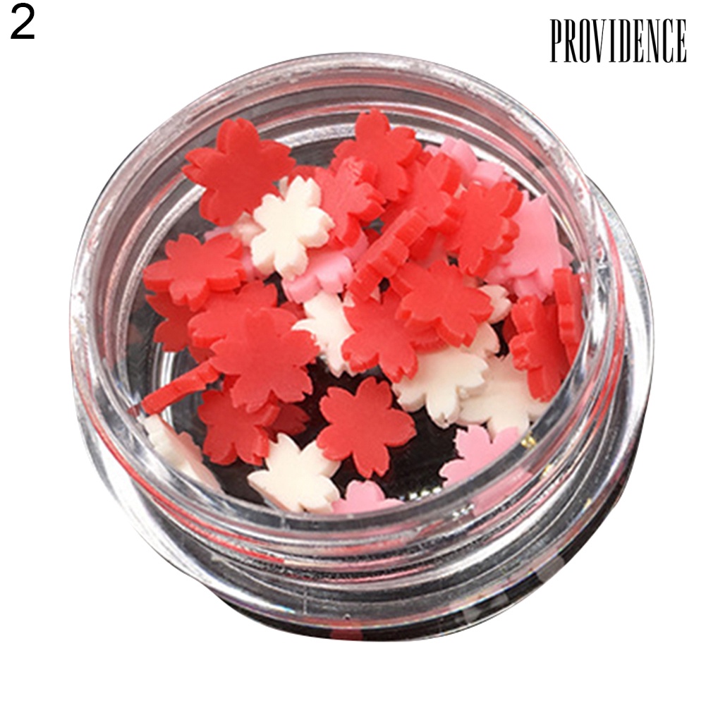 Providence Polymer Clay 3D Nail Art Fruit Slice Flower Petal Love Heart DIY Decoration