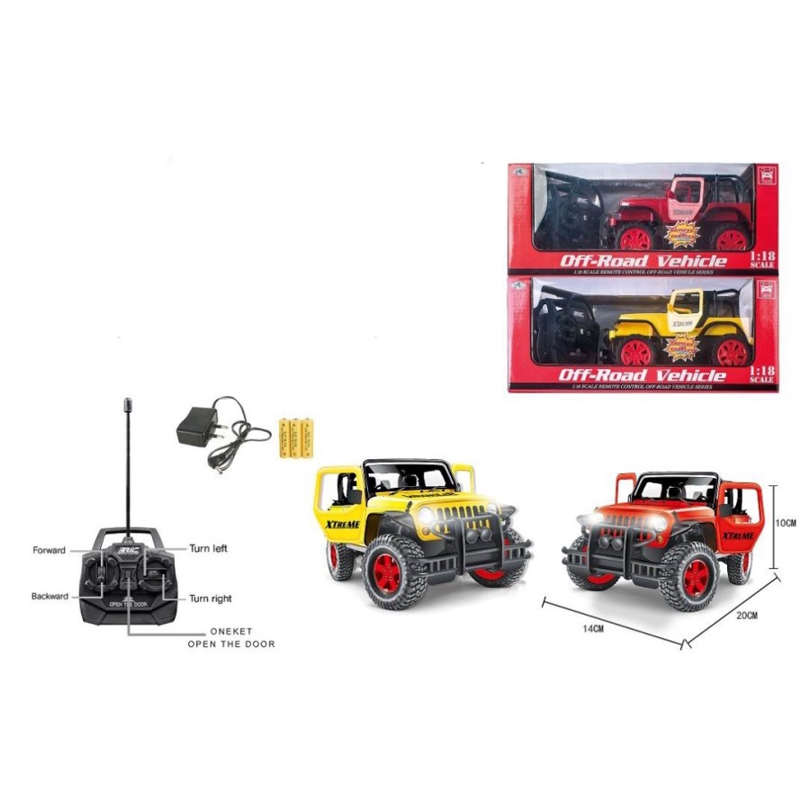 Mainan Anak - Remote Control OffRoad Vehicle RC Mobil Jeep Wrengler