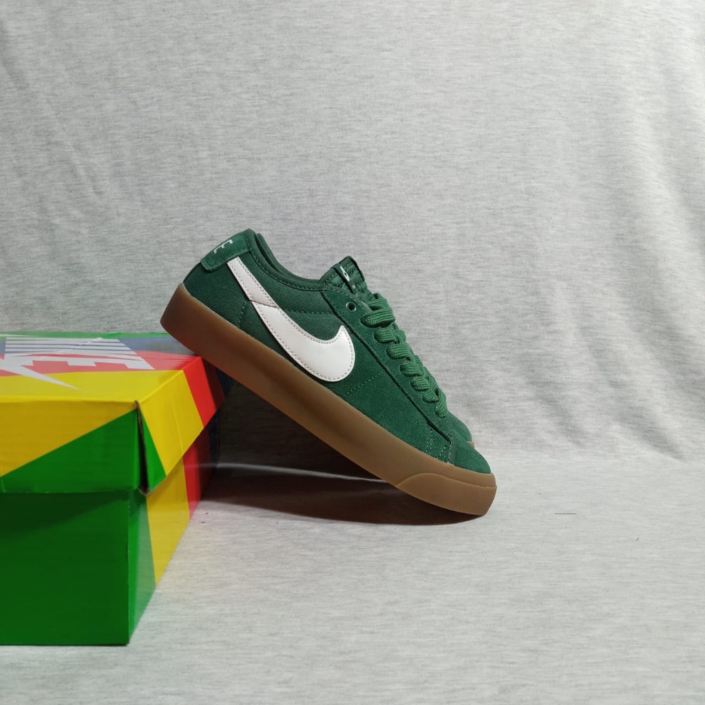 low green nike blazers