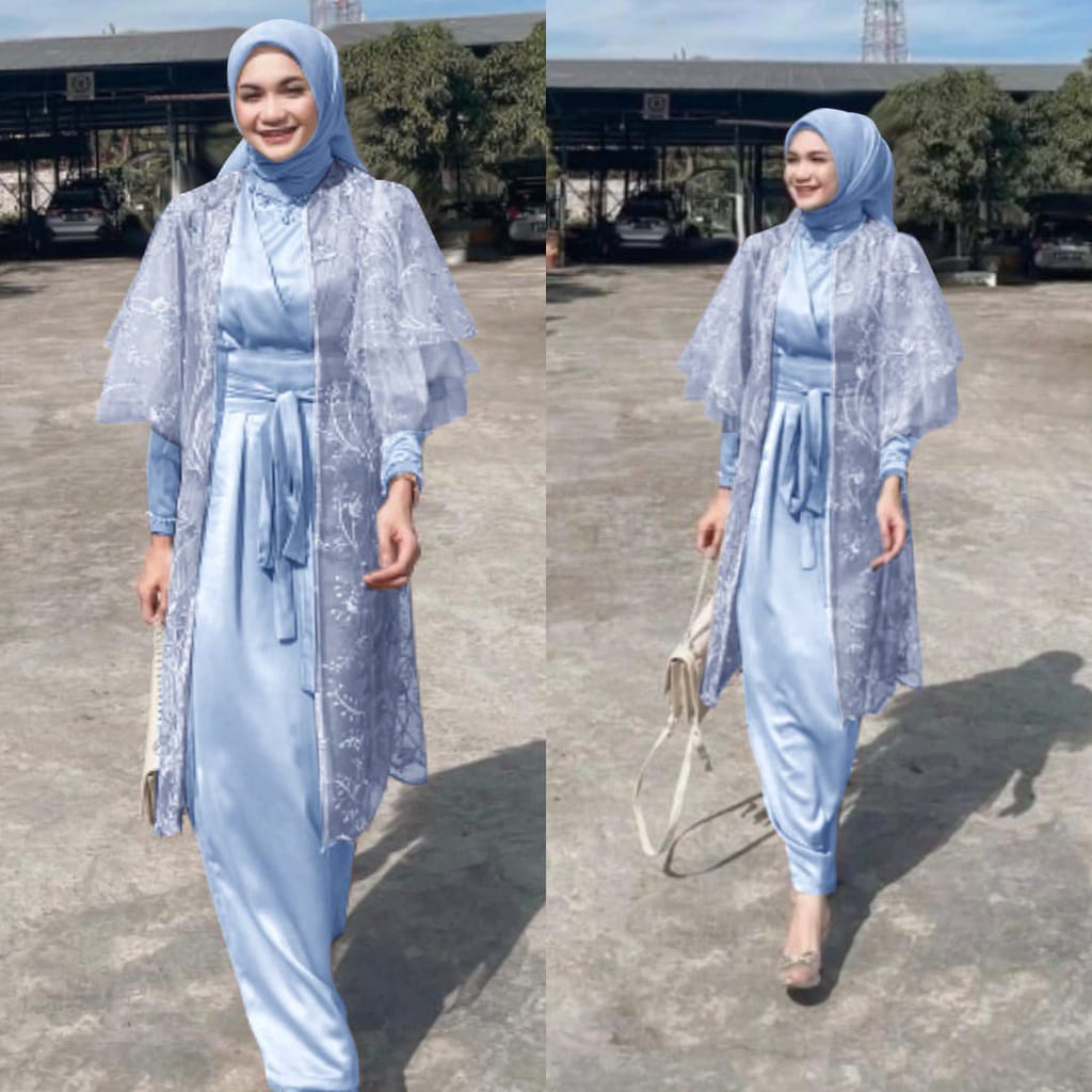 NEW - Putri Dress ARMANI SILK PREMIUM M-XXL / BAJU DEWASA MURAH TERBARU 2022 / Gamis Kondangan / DRESS KONDANGAN / DRESS PESTA / DRESS TERBARU 2022 / DRESS BROKAT