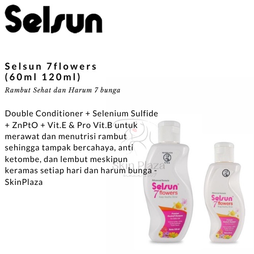 Selsun Shampo | Selsun Conditioner Shampoo Anti Ketombe Daily Blue Five Yellow Double Impact Gold 7 Flowers Herbal Nourishing Selenium Sulfide OTC Series