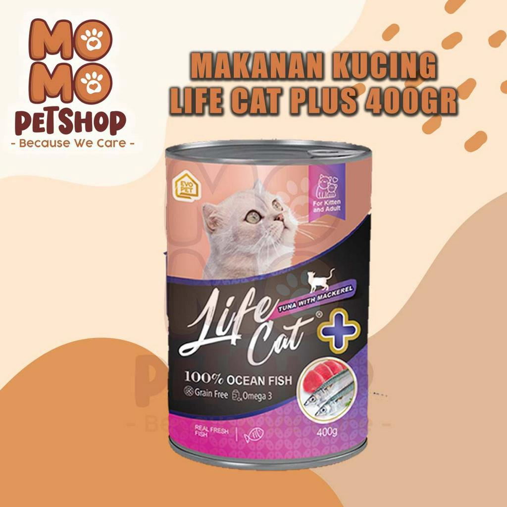 LIFE CAT KALENG + PLUS 400 GR [ MAKANAN KUCING ] CAT FOOD