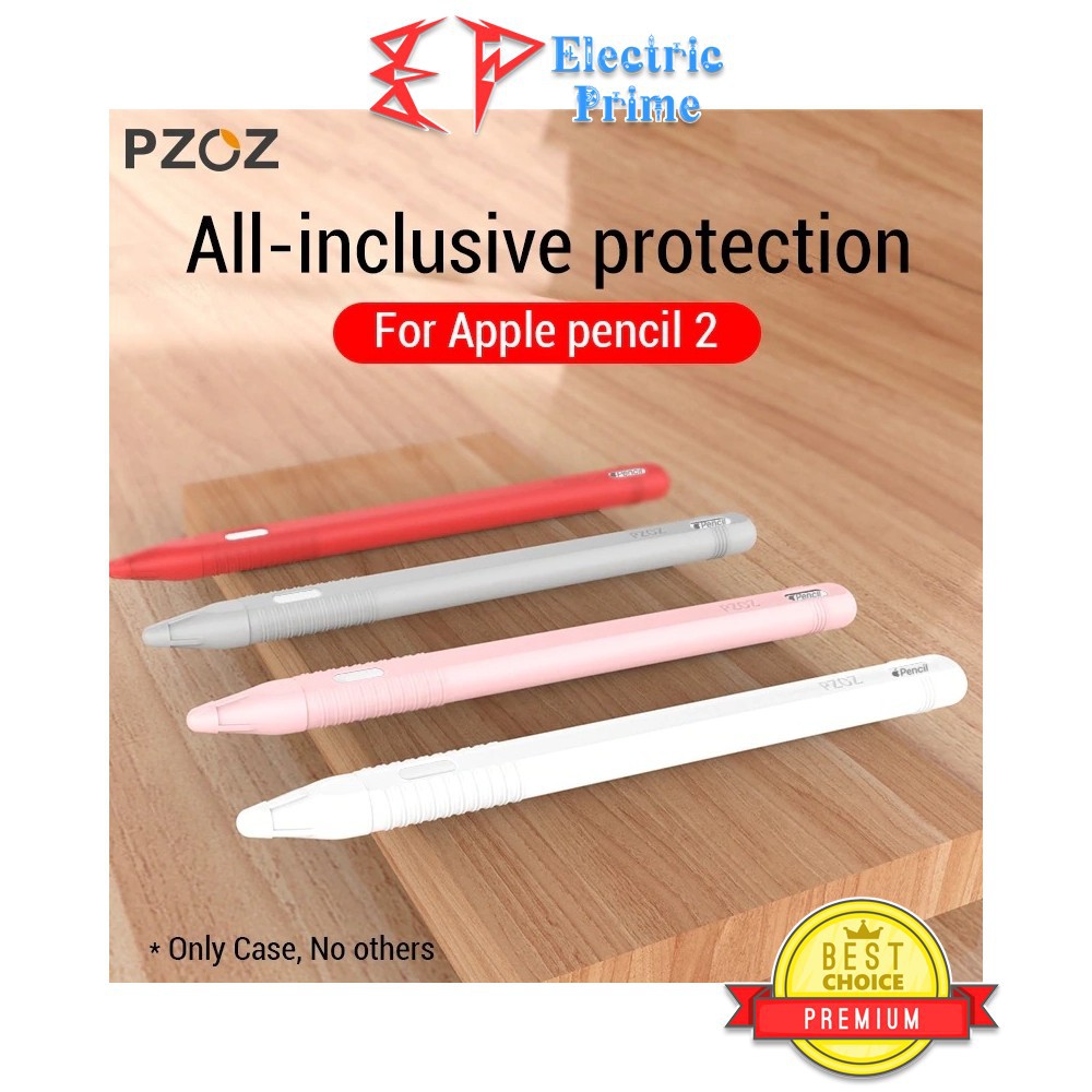 PZOZ Case Apple Pencil 2 Cover Silikon Ipad Pro 2018 Pen Casing Free