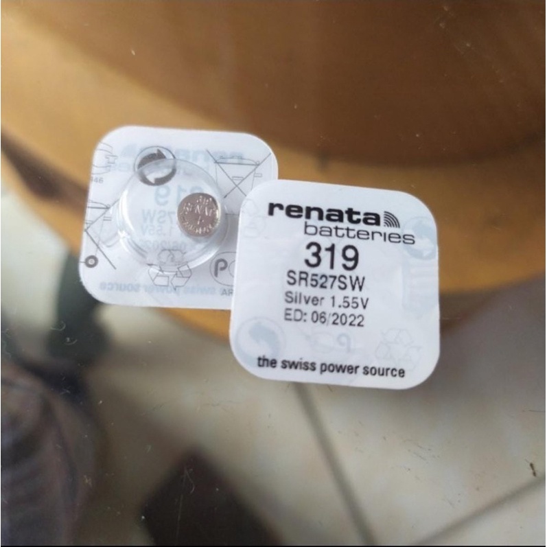 BATERAI RENATA 319 SR527SW ORIGINAL BATERAI JAM TANGAN SR527 LR64