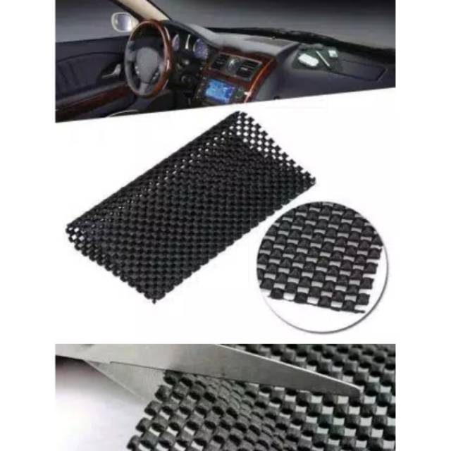 Jaring Alas Anti Slip Serba Guna Multi Purpose Dashboard Mat 30 x 150cm WARNA HITAM