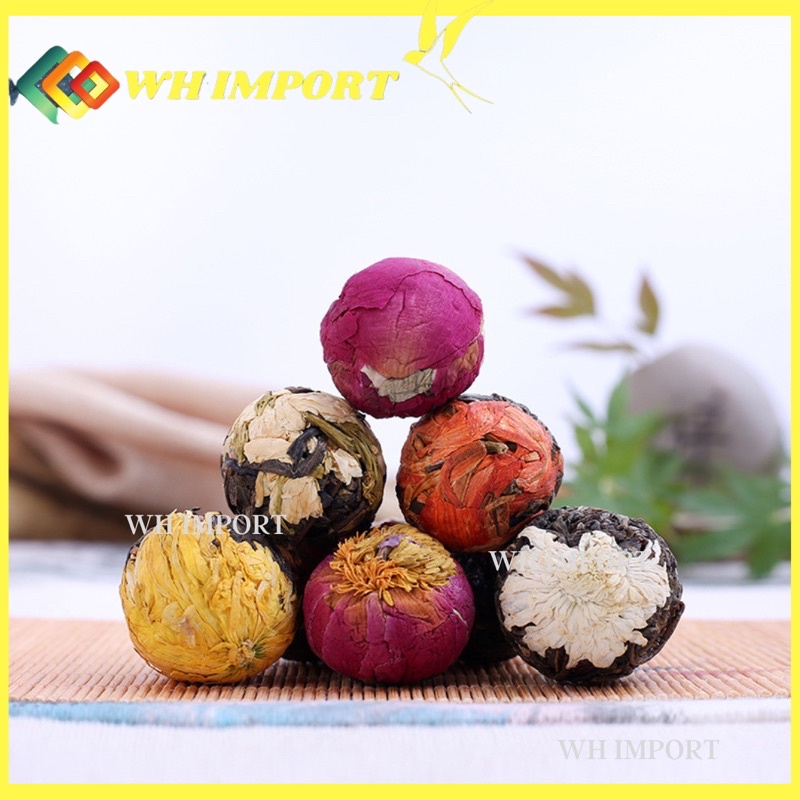 

Blooming Tea Teh Bunga mekar Alami Tanpa pengawet dan kimia Peony Jasmin Rose Flower Tea Tisane krisan tea