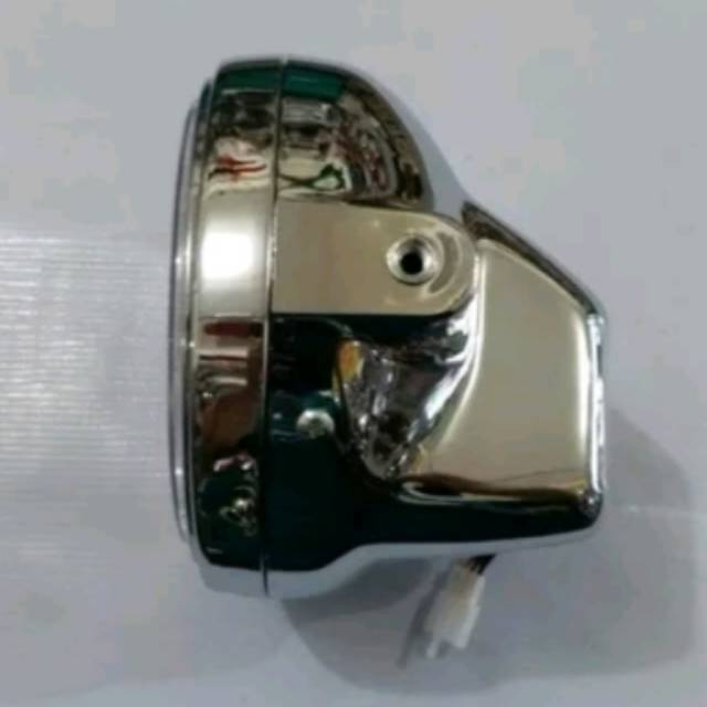 LAMPU DEPAN BULAT CHROME KAWASAKI NINJA SS KW SUPER