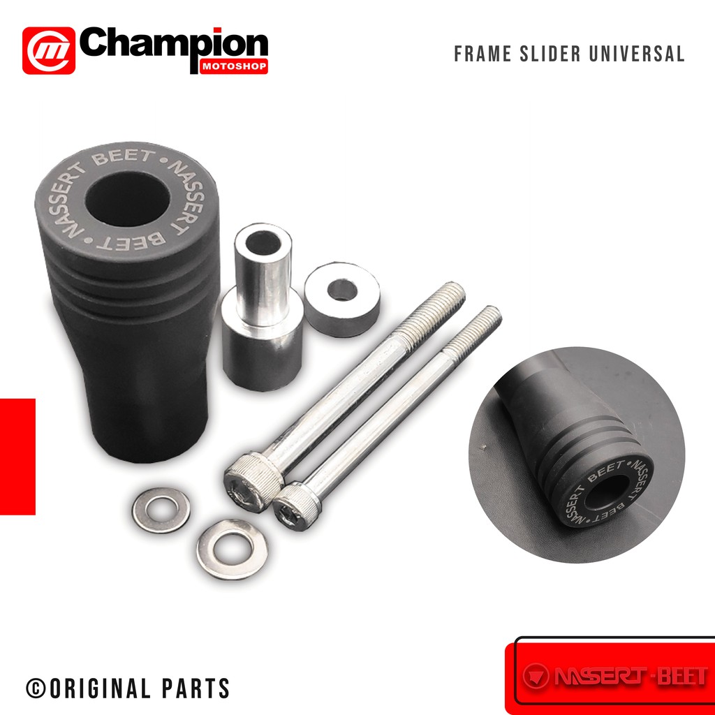 Exhaust Slider Pelindung Knalpot Anti Crash Jalu Knalpot Universal Nassert Beet