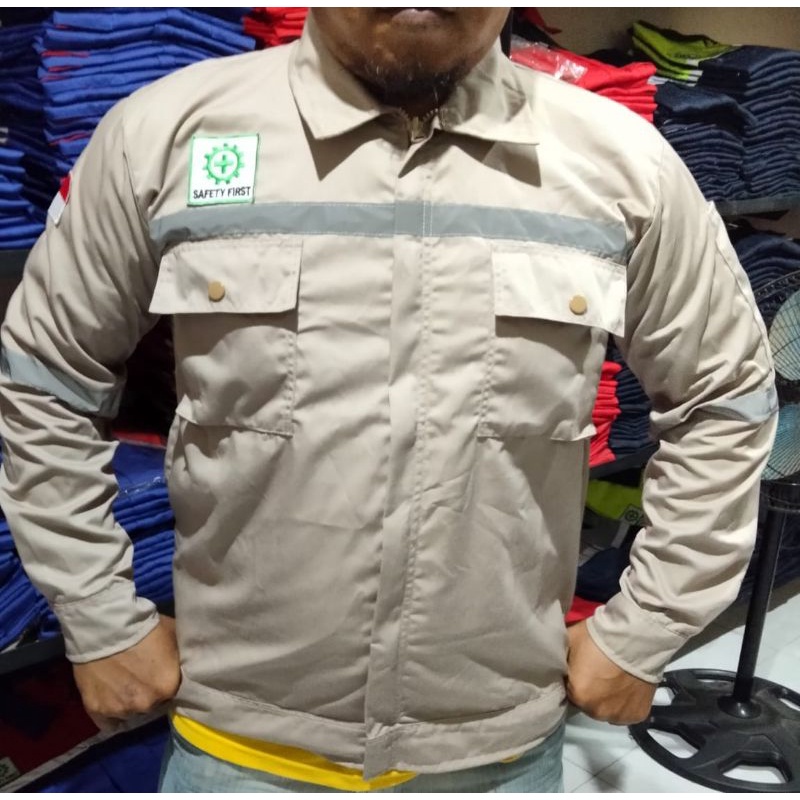 BAJU PROYEK KEREN / BAJU KERJA PRIA PROYEK / BAJU KERJA PIRA LAPANGAN / BAJU WEARPACK LENGAN PANJANG / BAJU WEARPACK / WERFAK PRIA KERJA / BAJU WEARPACK KERJA PROYEK / WEARPACK PROYEK / WEARPACK PRIA KEREN / BAJU PROYEK LENGAN PANJANG / COKSU POLOS