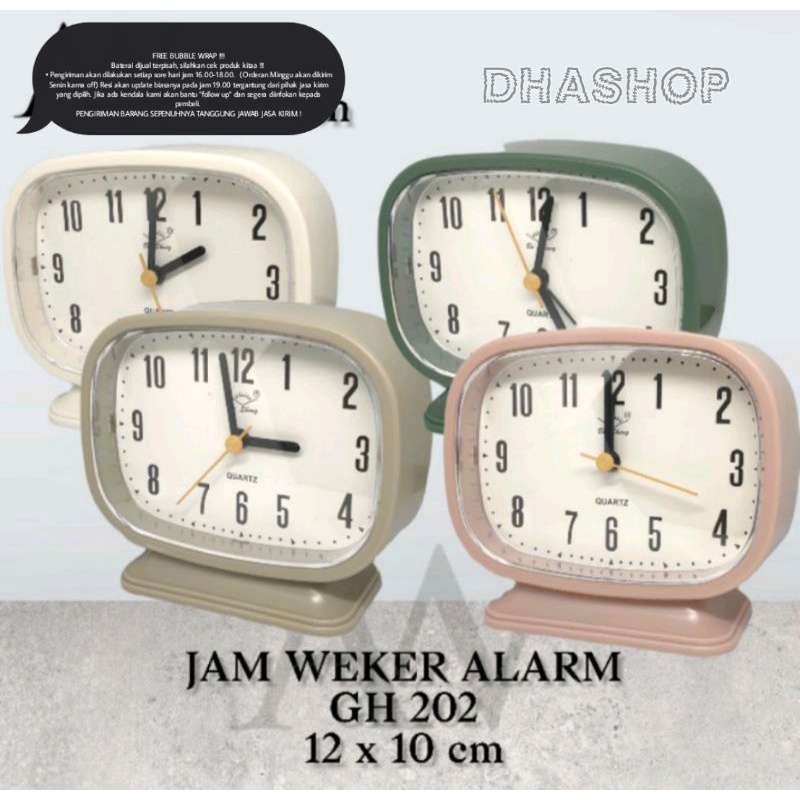 jam weker,jam meja,jam Beker,jam persegi