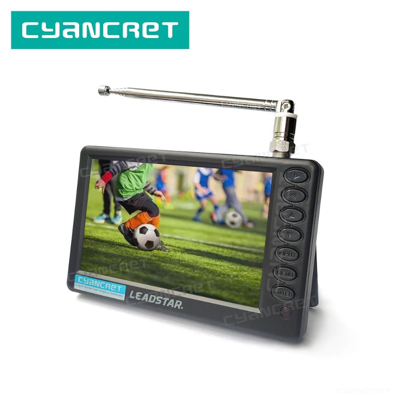 Cyancret LEADSTAR Portable HD TV Monitor 5 Inch DVB-T2 + Analog -
