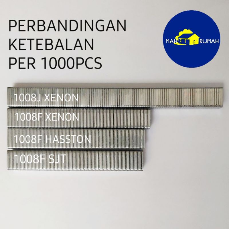 REFILL ISI STAPLES 8mm Stapler Gun Tembak Tacker 8mm x 11mm - HASSTON PROHEX 8mm