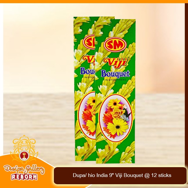 Dupa Hio Wangi Aromaterapi India Viji Bouquet Lusinan @12 stick/pack